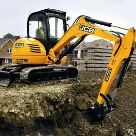 фото Рытье траншей спецтехникой