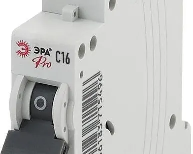 фото Выключатель автоматический модульный 1п C 16А ВА47-100 Pro NO-901-43 ЭРА Б0031813