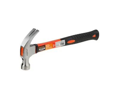 фото Молоток-гвоздодер 450г с магнитом, фибергл.рукоятка STARTUL MASTER ST2002-01