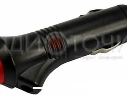 Фото №0 Штекер прикуривателя с предохранителем с кнопкой