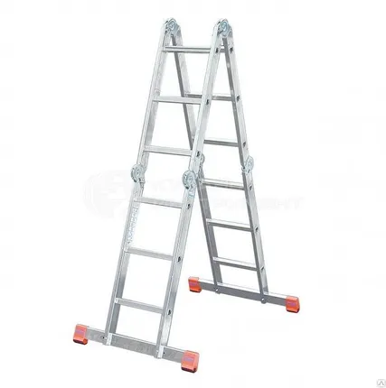 Фото №0 MULTIMATIC Шарнирная универс. стремянка-трансформер Krause, 4х3 120632 Krau