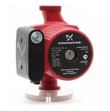 Фото №0 Насос циркуляционный Grundfos UPS 25-80 180 c гайками (бытовой, 1х230)