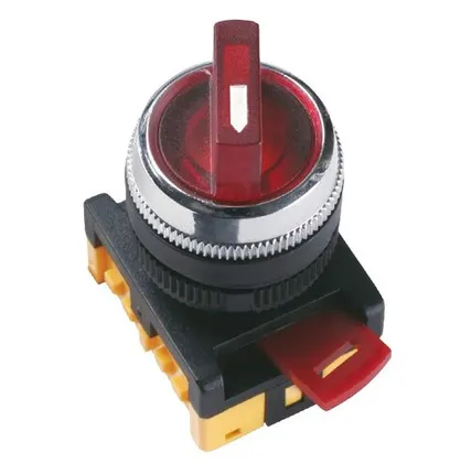 Фото №0 Переключатель ANC-22-2 2 полож.крас.неон/240В I-O 1з+1р ИЭК (BSW10-ANC-2-K04)