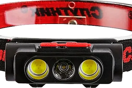 Фото №0 Фонарь налобный аккумуляторный светодиодный Спутник AFH765