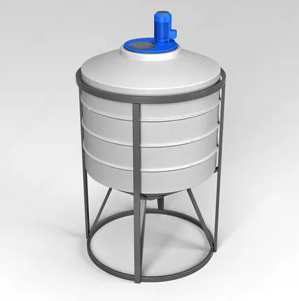 Фото №0 Емкость ФМ 5000 литров в обрешетке с турбинной мешалкой