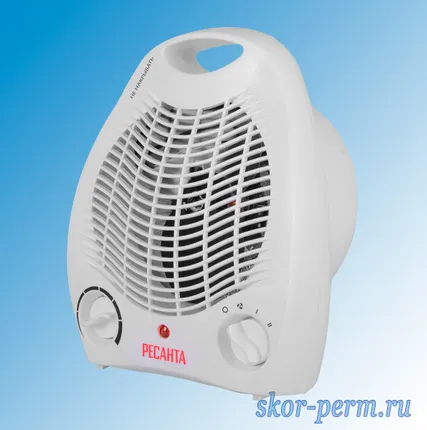 Фото №0 Тепловентилятор электрический спиральный РЕСАНТА ТВС-1 (2,0 кВт)