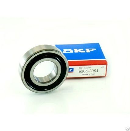 Фото №0 6206-2RS1 (SKF) шарикоподшипник