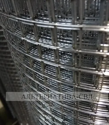 Фото №0 Сетка сварная оцинков. 25х25х1,8мм (1х15м)