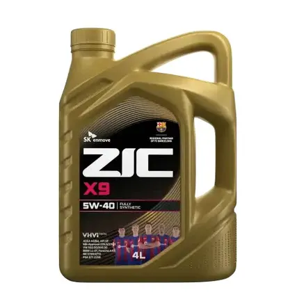 Фото №0 Моторное масло ZIC 162613 5W-40 синтетическое 4 л