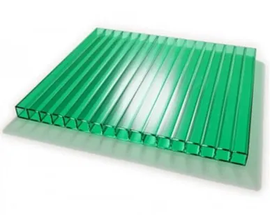 фото Сотовый поликарбонат "Rational" Зеленый 4мм