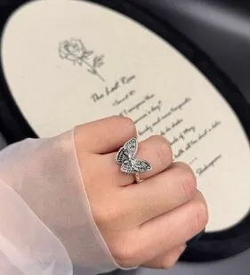 фото Кольцо Бабочка макси 16 размера