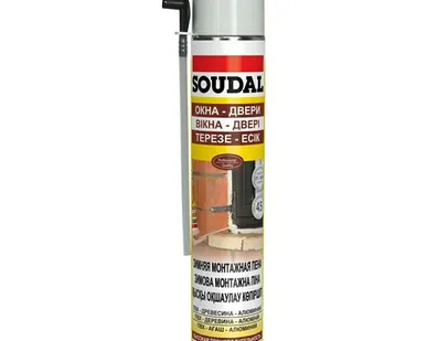 фото Soudal (Соудал) монтажная пена c трубкой DIY 12*750 мл