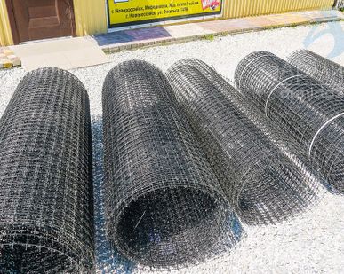 фото Базальтовая дорожная сетка "ROCKMESH" 100х100мм по выгодной цене