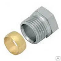 Фото №0 Обжим на медную трубку D15, G1/2 (729202W) Kan-therm