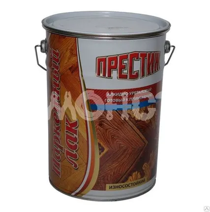 Фото №0 Лак алк-урет паркет 1,9л ПРЕСТИЖ мат (6/300)