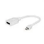 фото Переходник miniDisplayPort - DisplayPort, Gembird A-mDPM-DPF-001-W, 20M/20F, 16см, белый
