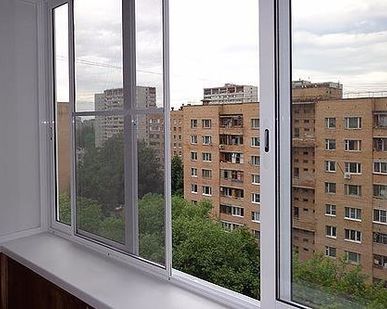 фото AL остекление лоджии 1.5х3 м2