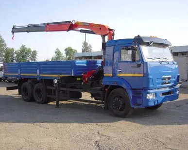 фото Кран-манипулятор КМУ Palfinger РК-15500А на шасси 65117-13010-23 (6586-0001