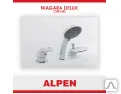 фото NIAGARA DELUX ALPEN Врезной каскадный смеситель на 3 отверстия хром