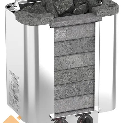 Фото №6 Печь для сауны Sawo Cumulus CML-90 NB (с пультом, вставка из талькохлорита)