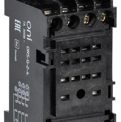 Фото №0 Розетка ORS-G-2-4 для реле OGR-2 4C ONI ORS-G-2-4-G