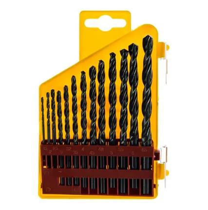 Фото №0 Набор сверел по металлу BIBER HSS Стандарт, 1.5-6.5мм, 13шт