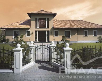 фото Керамическая черепица Braas Сапфир