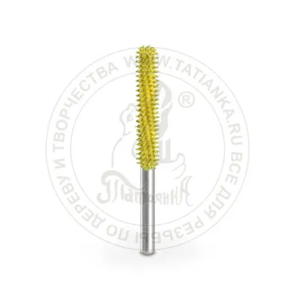 Фото №0 18C18L-50 - Цилиндр, Ø хвостовика 3,2мм, Ø фрезы X 3,3мм, L фрезы 31,75мм (coarse/зелен) SUB-18C18L