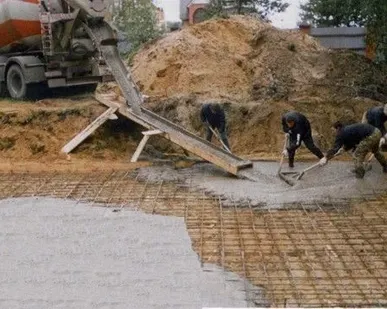 фото Заливка плиты