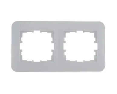 фото LEZARD Рамка 2-м Karina Life горизонт. белая 708-0200-147 LEZARD