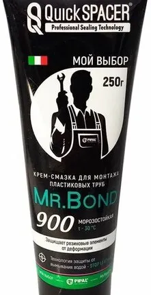 Фото №0 Смазка для монтажа труб 250г Mr.Bond QuickSPACER 900 4090000250