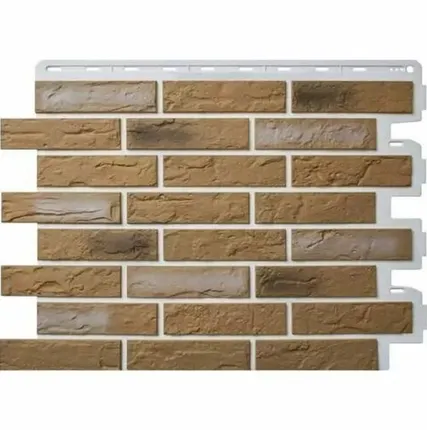 Фото №0 Фасадные панели Альта-Профиль Кирпич Рижский 03