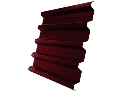 фото Профнастил H60R 0,5 Satin RAL 3005 красное вино