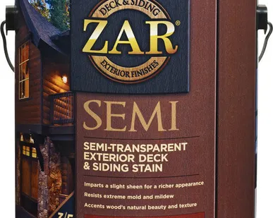 фото Пропитка ZAR SEMI-TRANSPARANT DECK &amp; SIDING EXTERIOR STAIN 0,946л., в уп. 4