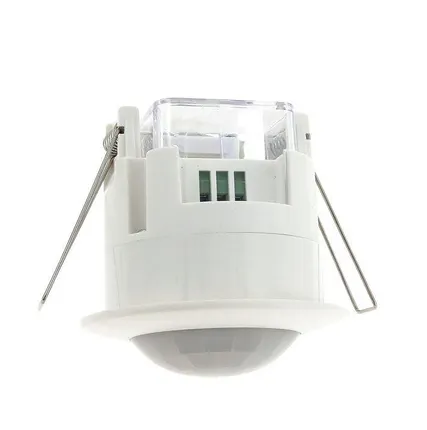 Фото №0 Датчик движения (ИК) MS-100 (ДД) встраив. 1200Вт 360град. до 6м IP20 EKF dd-ms-100