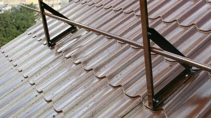 Фото №0 Кровельное ограждение ЭКОНОМ