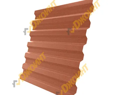 фото Профнастил С-21 0,45 MATGRANIT RAL 8004 терракотовый