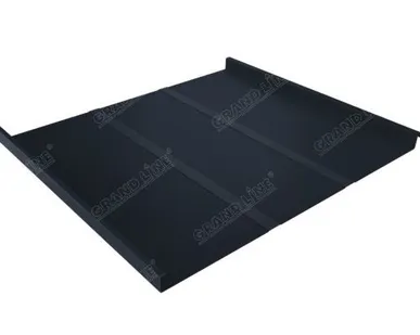 фото Фальц двойной стоячий Профи 0,5 Satin с пленкой RAL 7024, м2 Grand Line