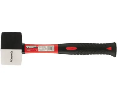 фото Киянка, 450 г, черно-белая резина, фибергласовая рукоятка// MATRI