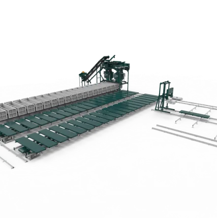 Фото №0 Конвейерная линия для производства газобетона с пильным комплексом ЧПУ РТМ-150КА