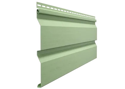 Фото №0 Сайдинг виниловый Docke STANDARD D4D 3*0,203 , 0,61 м2 КРИВИ (зеленый)
