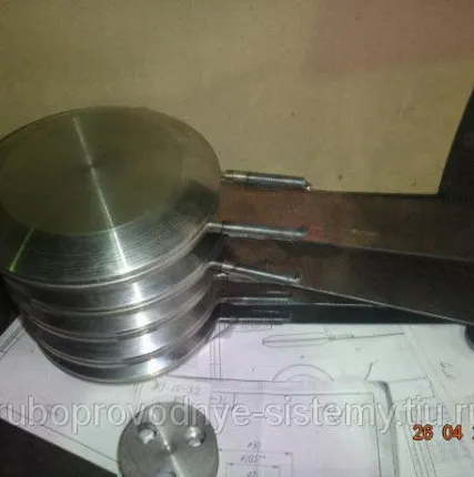 Фото №0 Линзы глухие с указателем Ду 150 Ру до 100 МПа ГОСТ 22791-83