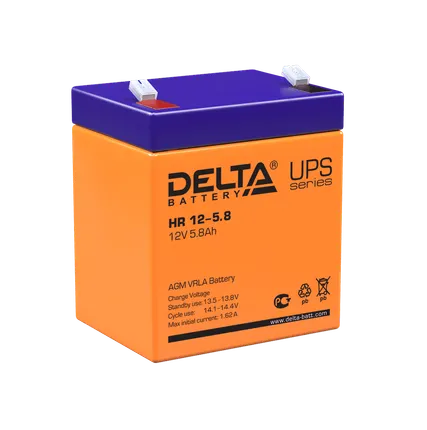 Фото №0 Аккумулятор Delta HR 12-5.8