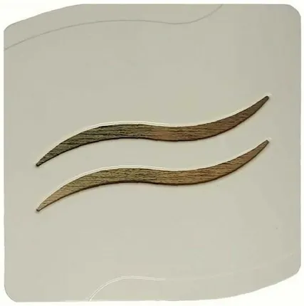 Фото №0 Накладной вентилятор MM-P 03 волна слоновая кость с обратным клапаном MMotors JSC