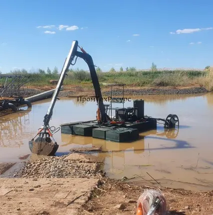 Фото №0 Мини земснаряд "Нептун-4" для  очистки, углубления водоёмов