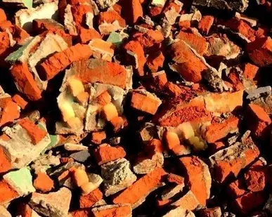 фото Кирпич битый на отсыпку