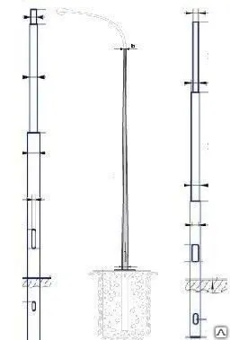 Фото №0 Опора освещения ОТ3ф-9,0