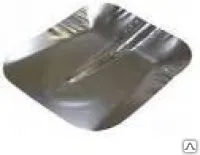 Фото №0 Лопата снеговая 360х380мм оцинкованная с планкой