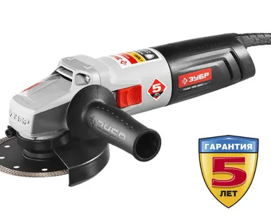 фото Углошлифовальная машина Зубр УШМ-125-950 М3 / круг 125 мм, 950 Вт