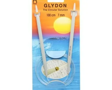 фото 49458 Спицы GLYDON круговые 7,00 мм/ 100 см, пластик PONY